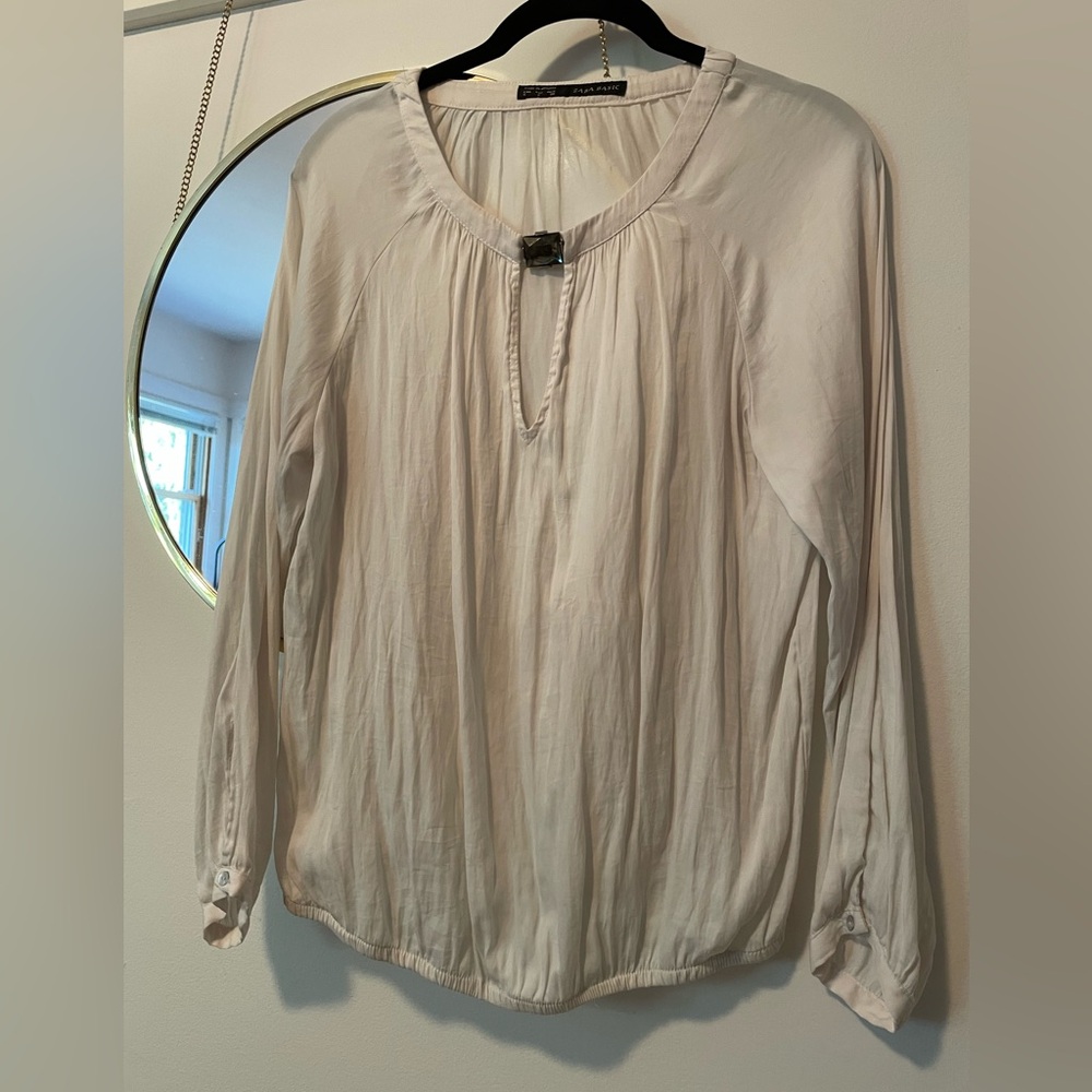 Zara Jeweled Blouse